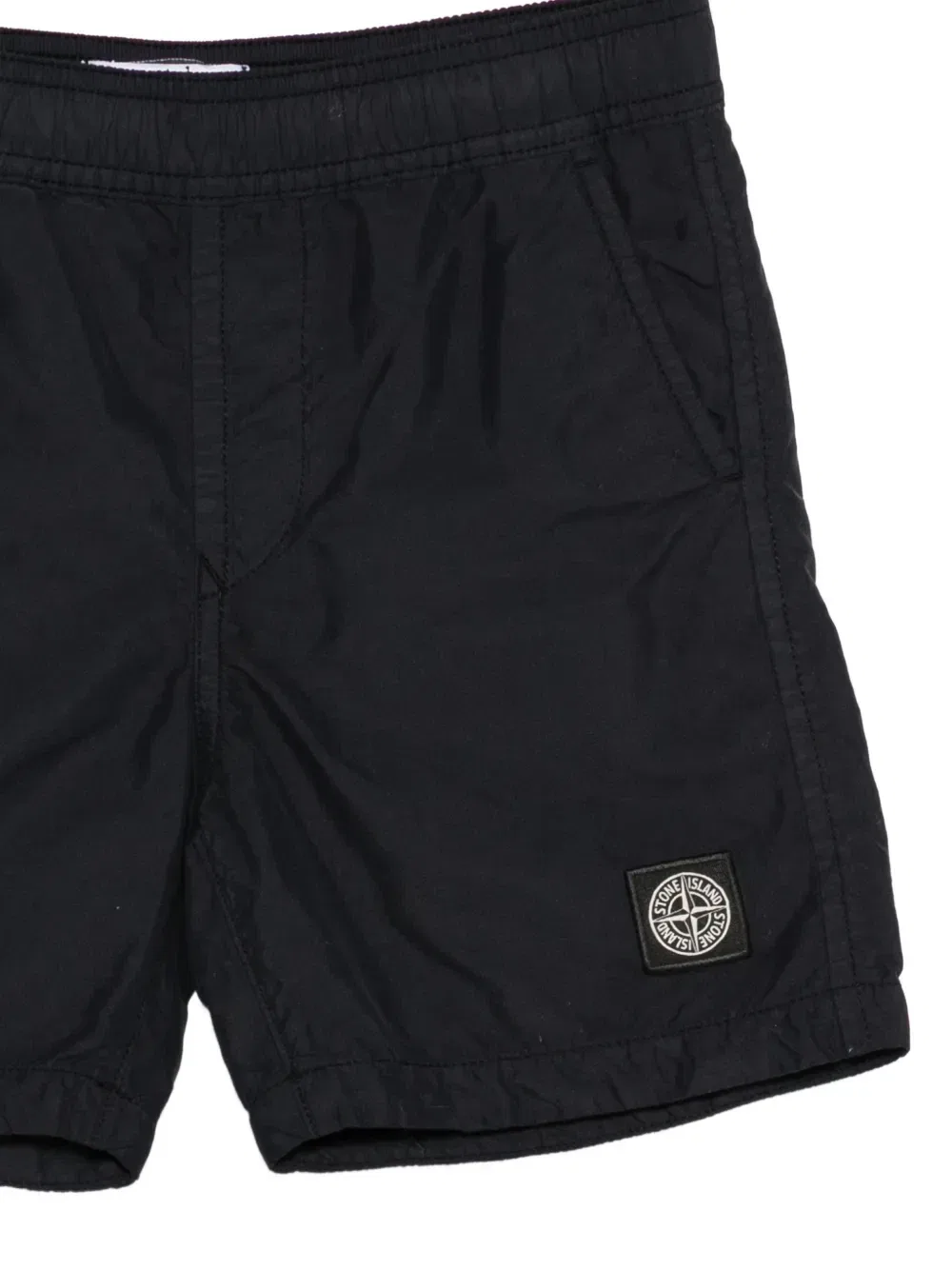 Плавки-шорты с нашивкой Compass Stone Island Junior, синий — фото 3