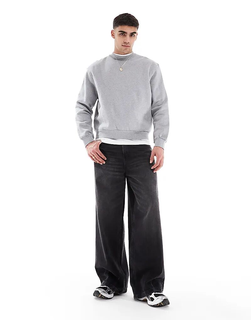 

Очень мешковатые джинсы черного цвета ASOS DESIGN
