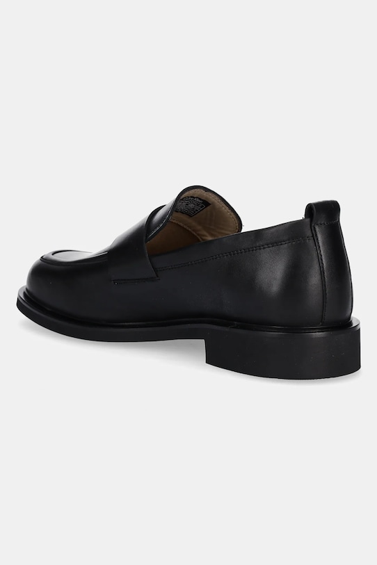 Кожаные мокасины SQ RUBBER LOAFER Calvin Klein, черный — фото 3