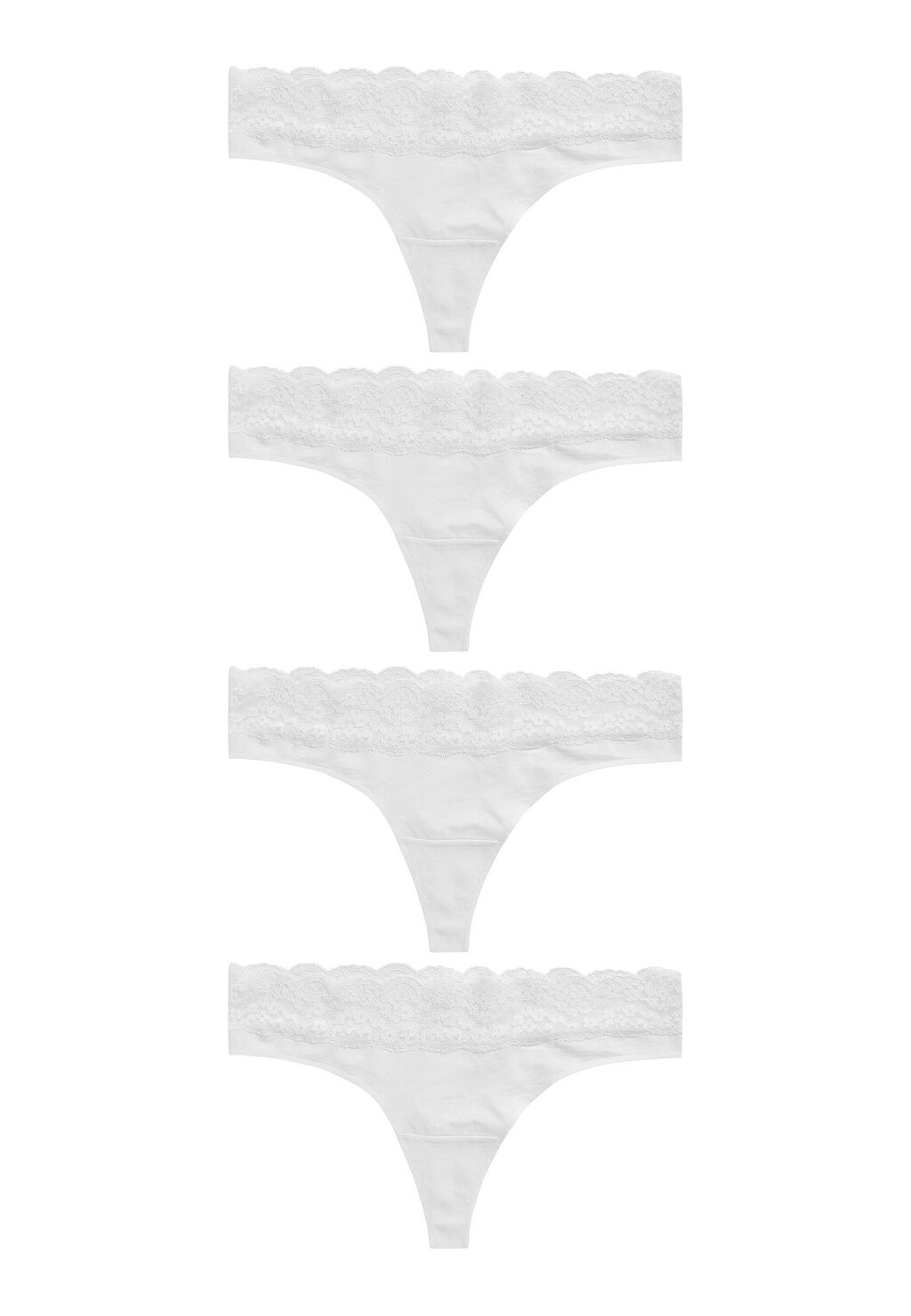 Стринги Four Pack Next, белые — фото 3