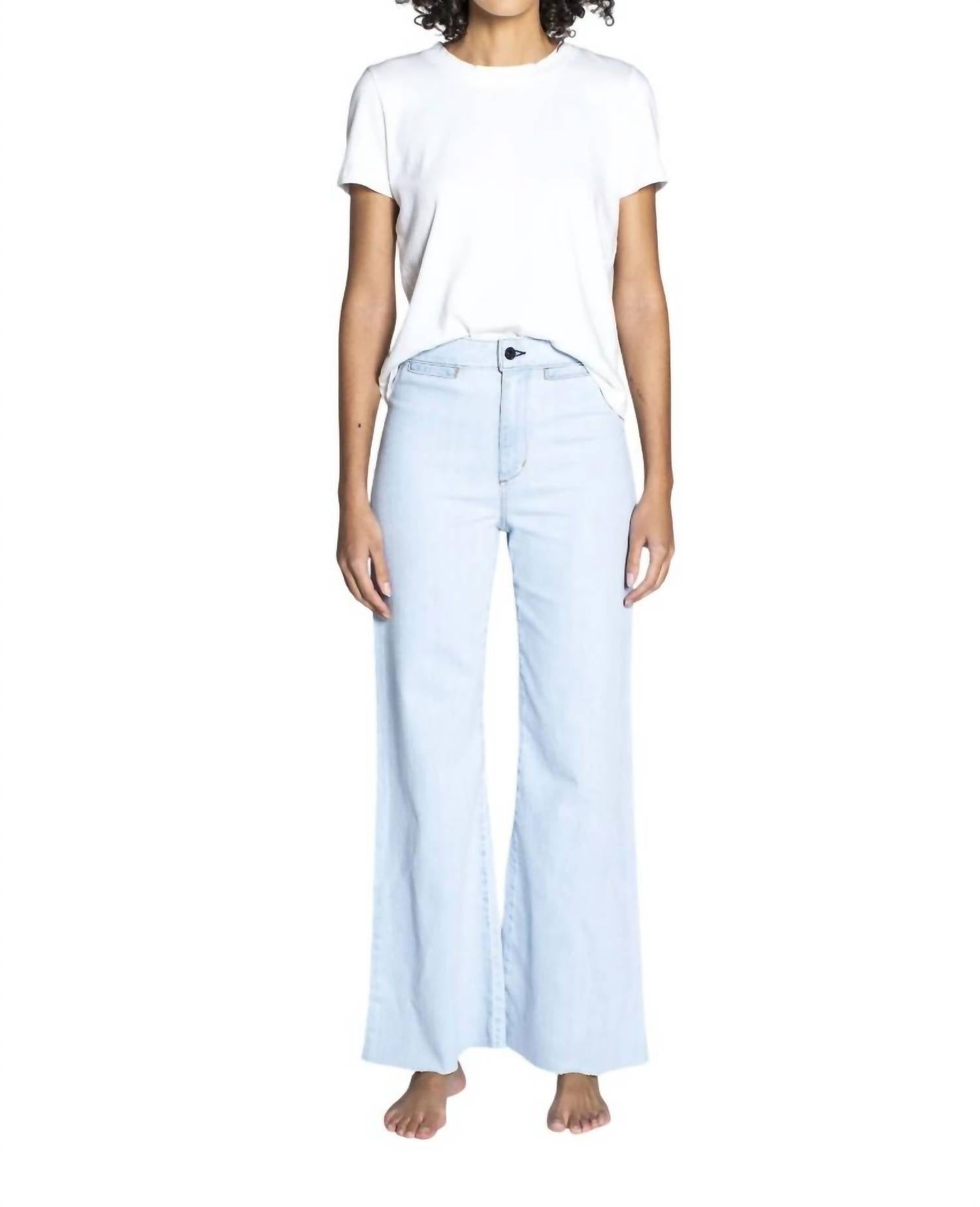 

Укороченные джинсы Brighton цвета Bleach ASKK NY