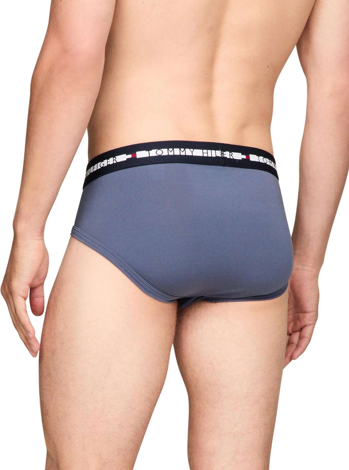 Комплект из 3 мужских трусов Tommy Hilfiger Comfort Plus, Grey Sky, Primary Red, Navy — фото 3