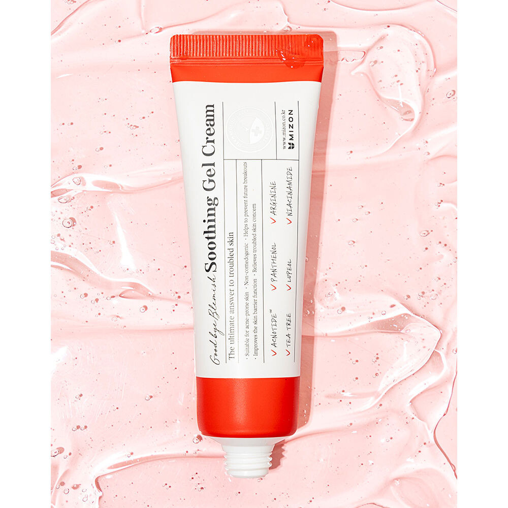 Крем для лица Mizon — Увлажняющий для ухода за лицом Good bye blemish soothing gel cream, 55 мл — фото 2