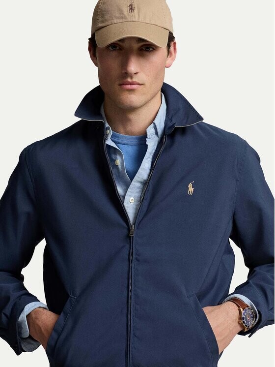 Переходная куртка стандартного кроя Polo Ralph Lauren, синий — фото 3