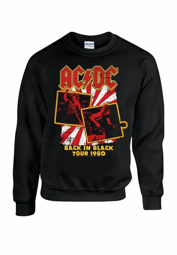 

Толстовка ac/dc back in tour 1980 Rockshirts, Black, Черный, Толстовка ac/dc back in tour 1980 Rockshirts, Black