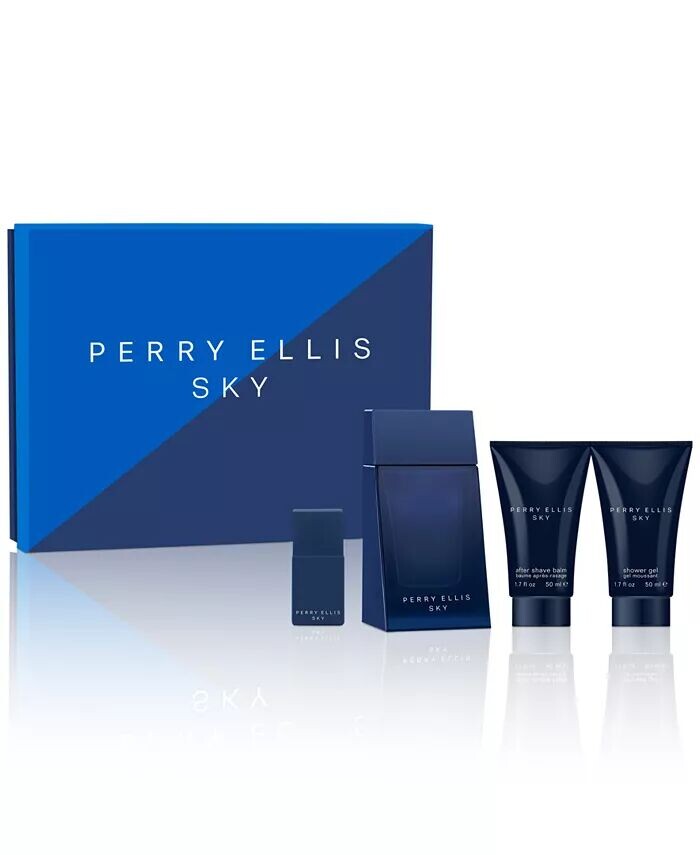 

Мужские 4 шт. Подарочный набор туалетной воды Sky Perry Ellis