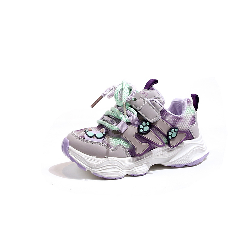 

Низкие детские кроссовки для повседневной носки. Дети 3–7 лет. TONYBEAR, фиолетовый