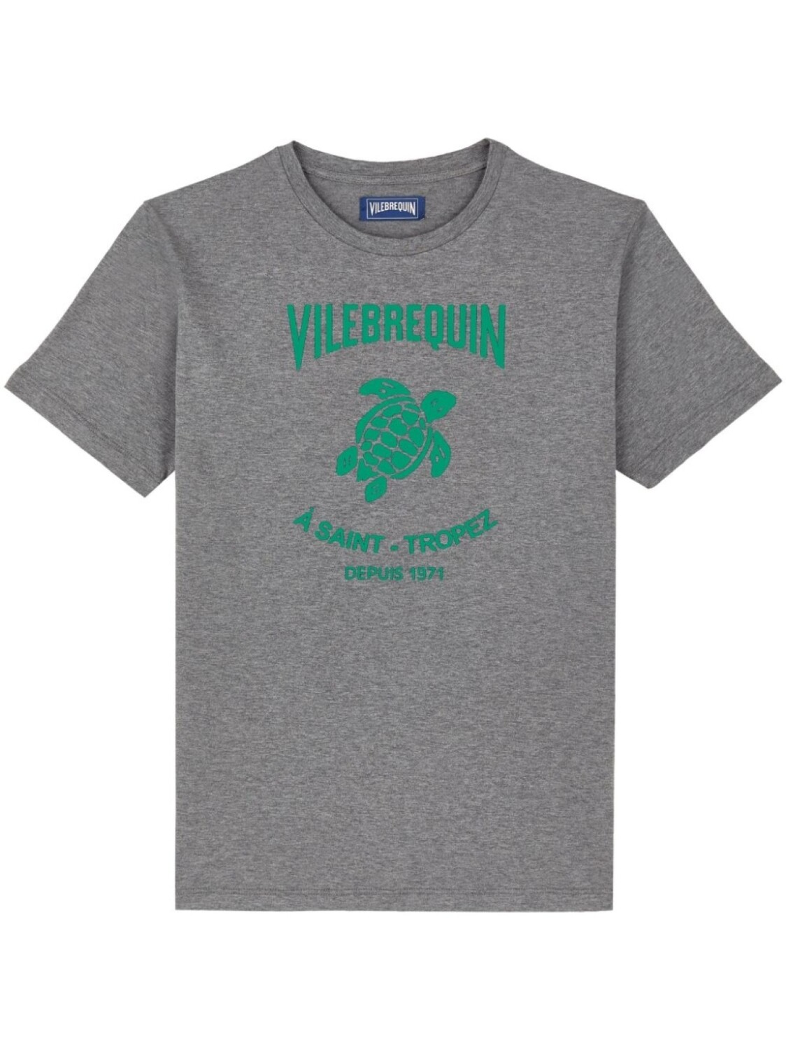 

Футболка с тисненым логотипом Vilebrequin, серый