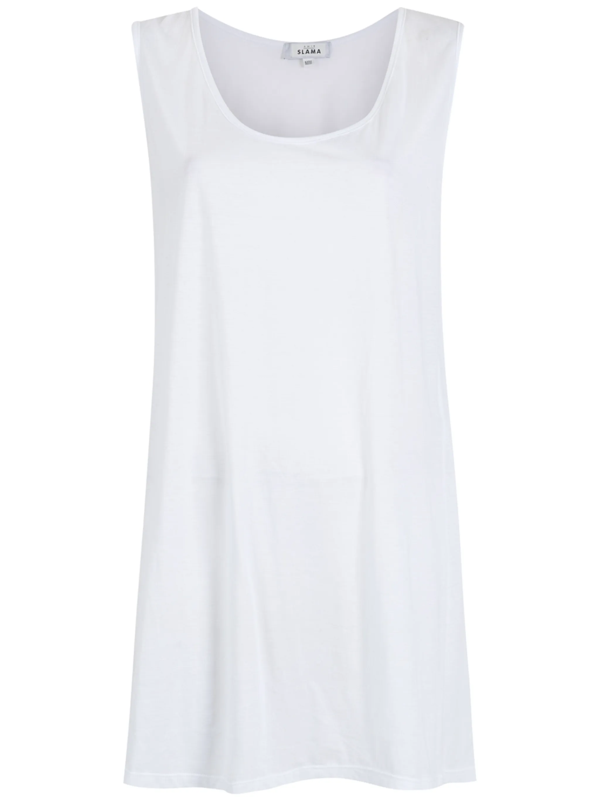 

Платье-футболка без рукавов Amir Slama, белый