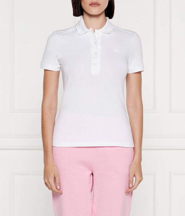 

Рубашка поло Slim fit Lacoste, белый