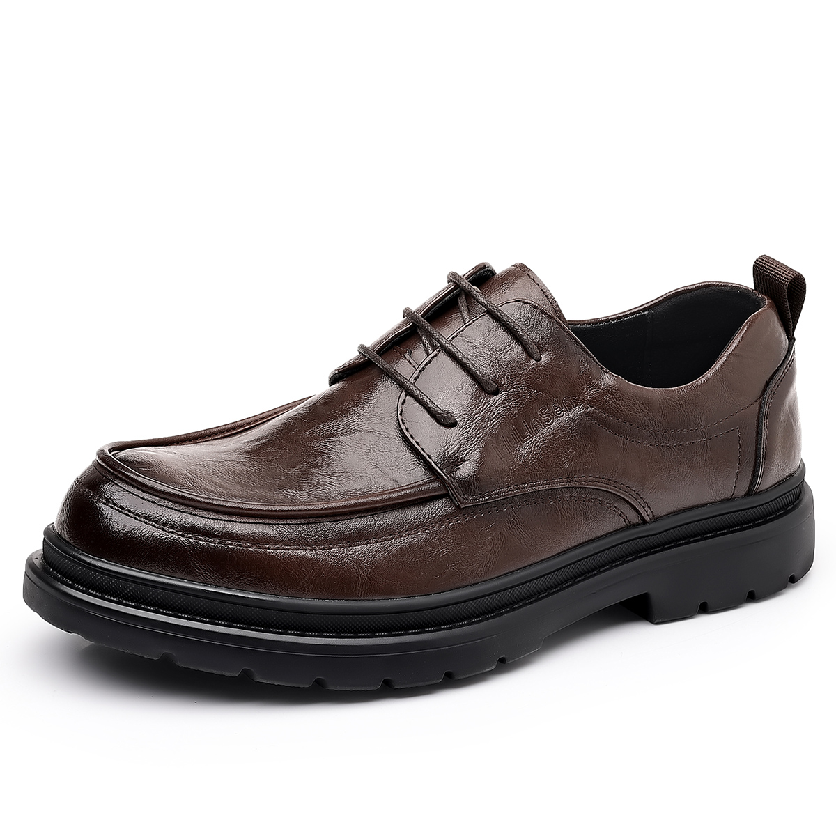 

Mulinsen Мужские повседневные туфли коричневые, цвет Brown[Leather Shoe Size: Size 40 in This Model = Athletic Shoes 41]