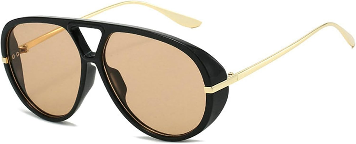 

Солнцезащитные очки Willochra увеличенного размера в стиле «пилот» для женщин и мужчин, роскошные винтажные солнцезащитные очки-щитки для женщин, для активного отдыха и вождения, защита от ультрафиолета UV400, C3