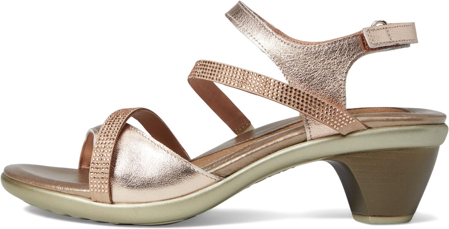 Босоножки Innovate Naot, цвет Soft Rose Gold Leather/Rose Gold Rhinestones — фото 4