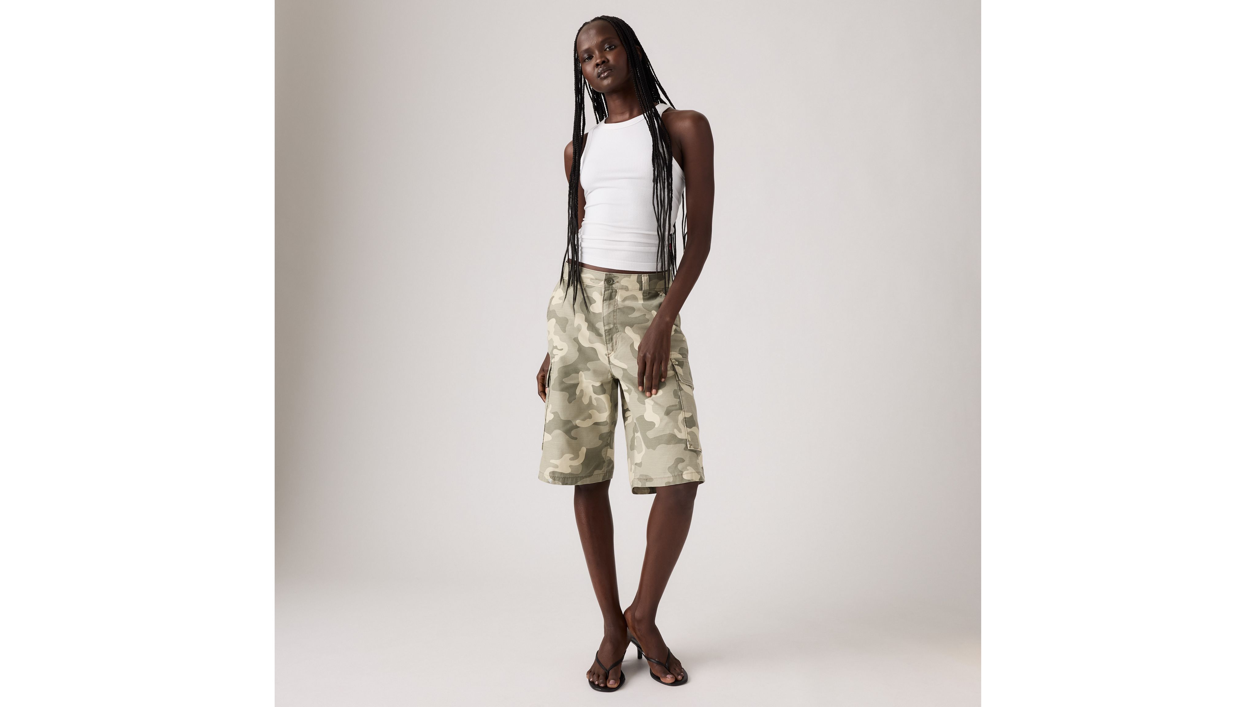 

Женские шорты Baggy Dad Cargo Levi's, Grey - Grey