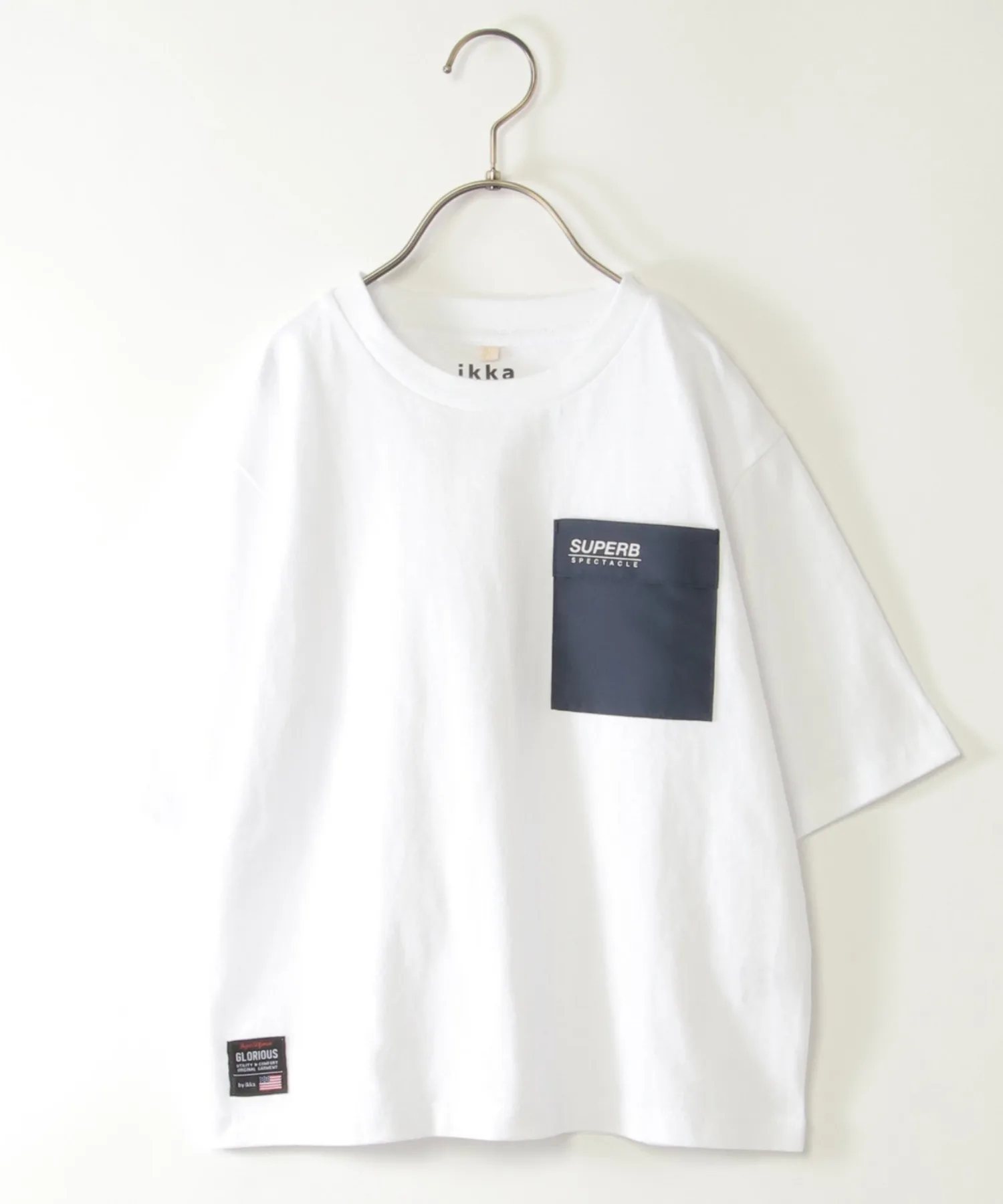 Детская футболка с карманом из рипстопа ikka Off White