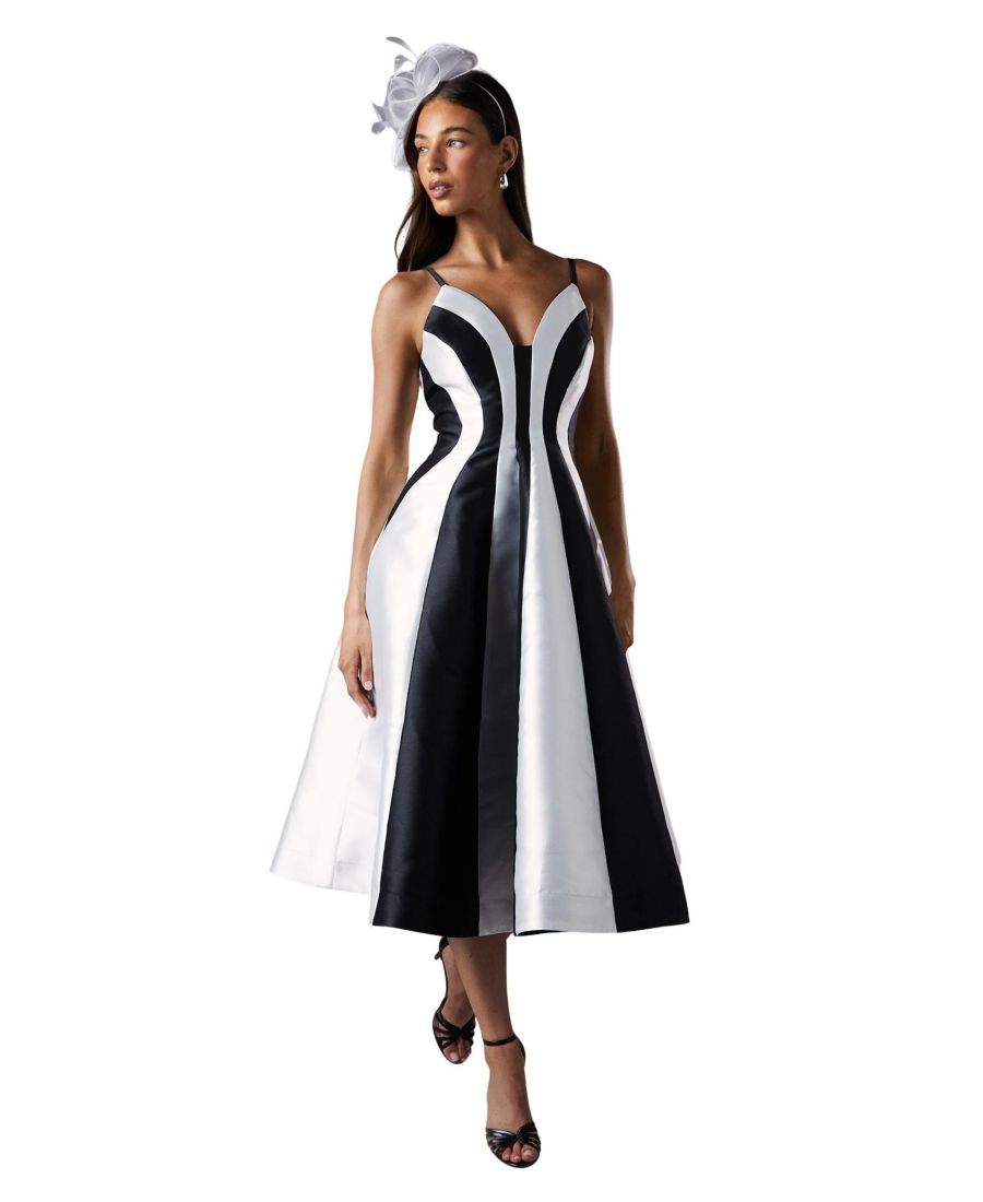 

Женское миди-платье с контрастными вставками Coast, Mono