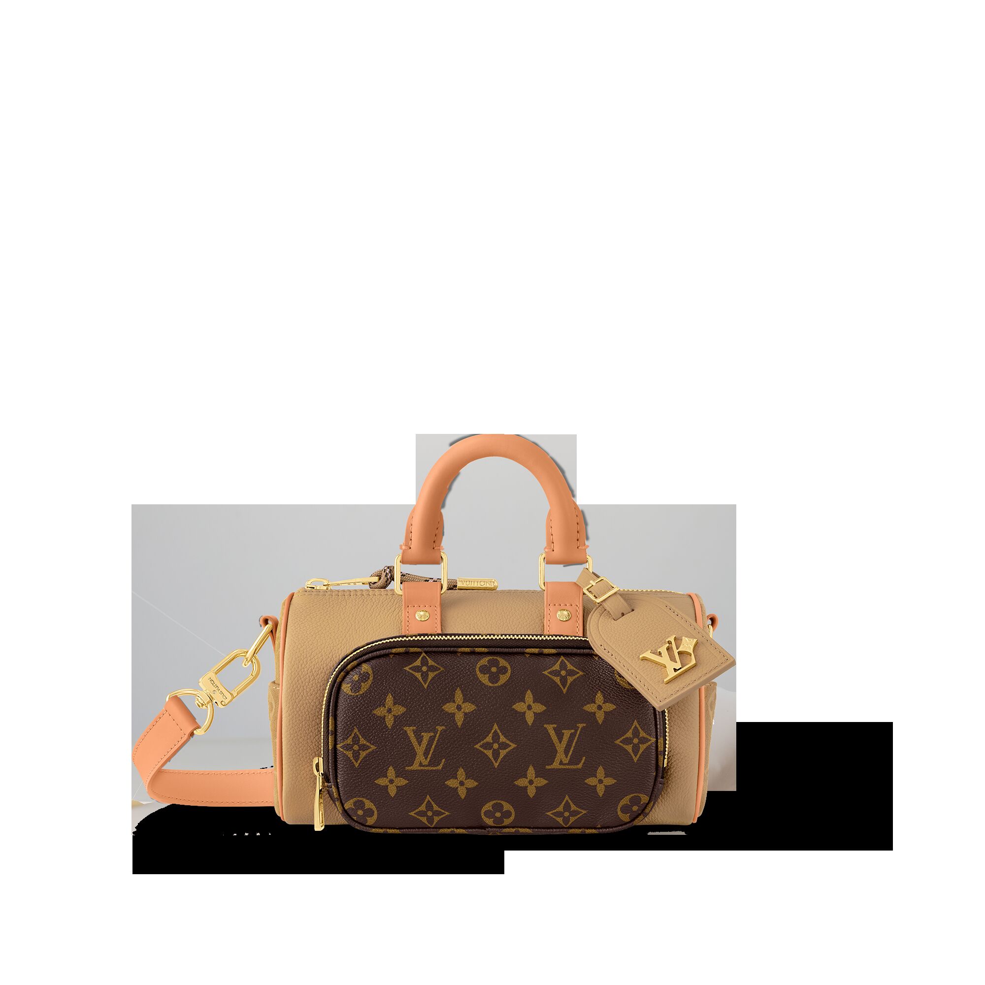 

Сумка Keepall Bandoulière 25 Louis Vuitton, бежевый