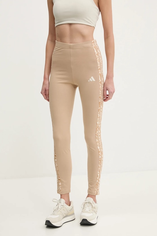 

Леггинсы Essentials Animal Adidas, бежевый
