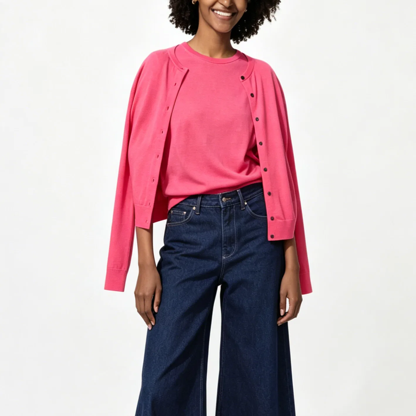 Трикотаж Peach Pink UNIQLO женский — фото 4