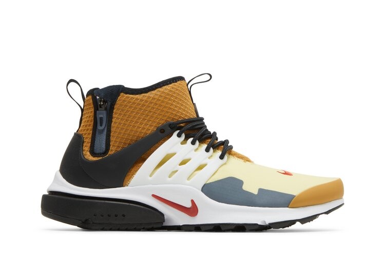 

Кроссовки Nike Air Presto Mid Utility, желтый, Серый, Кроссовки Nike Air Presto Mid Utility, желтый