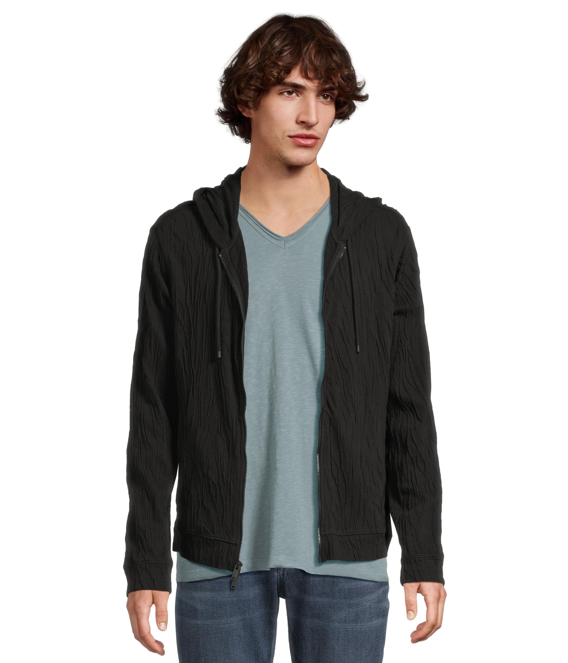 

Худи John Varvatos Ihsan Zip Hoodie K6567S25, черный