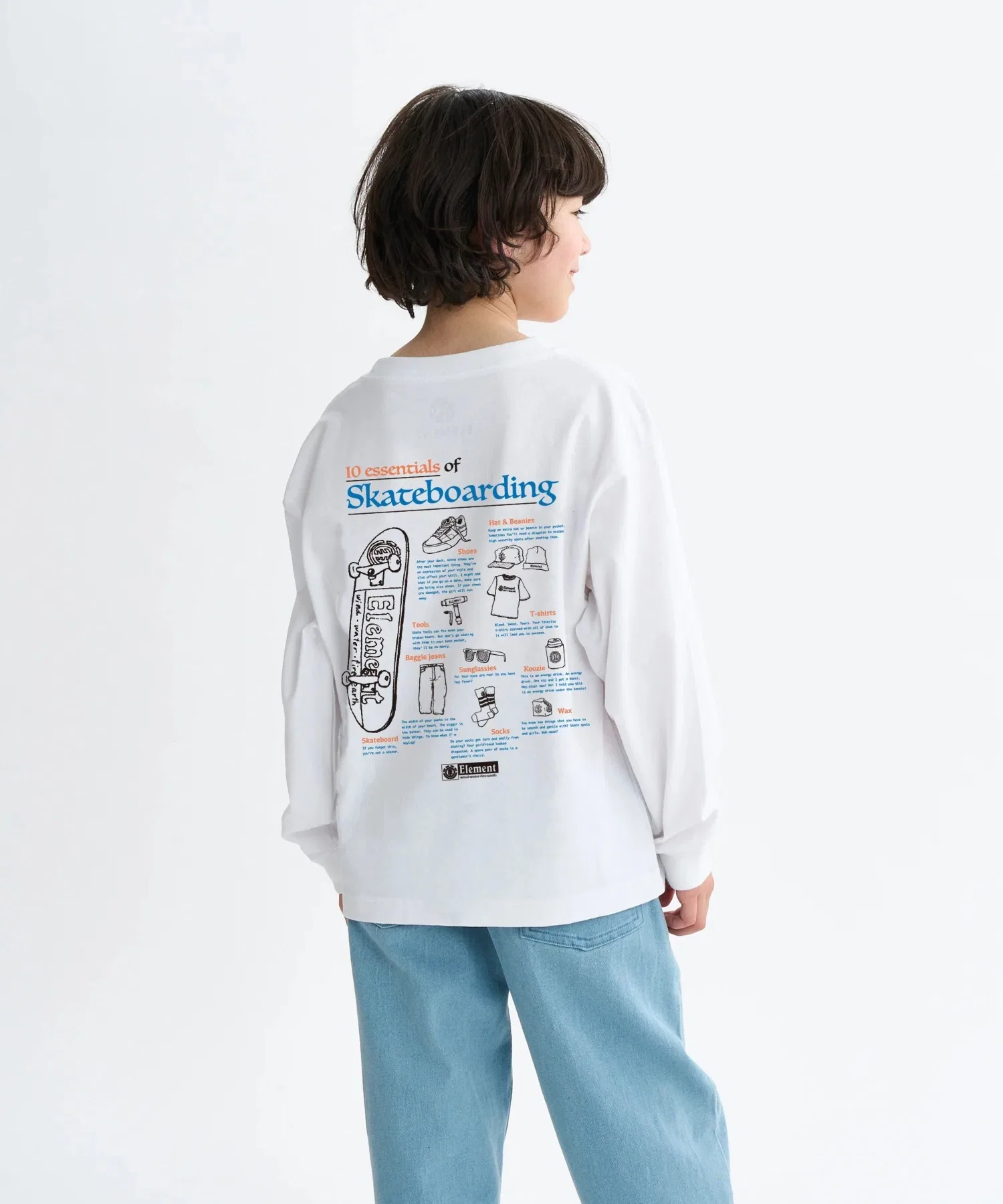 Детская футболка с длинным рукавом ELEMENT ESSENTIAL LS YOUTH