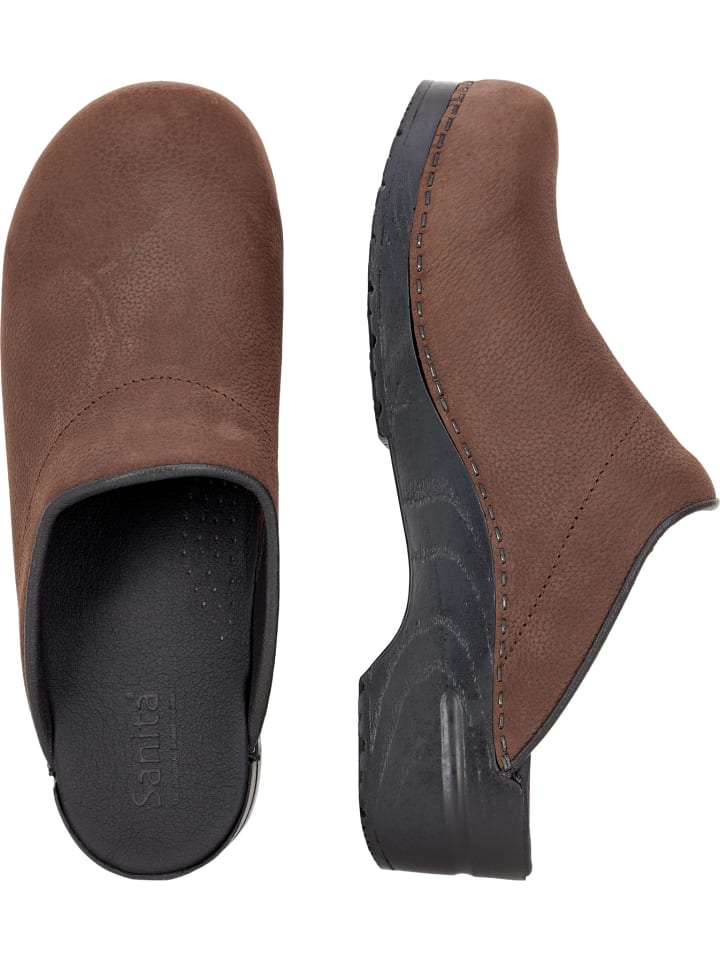 Сабо Original-Karl Textured Oil Op Sanita Comfortwear, коричневый — фото 2