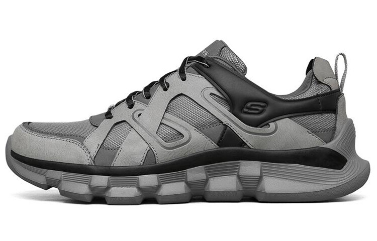 

Кроссовки Block Running Shoes Men Low-top Grey Skechers, Серый, Кроссовки Block Running Shoes Men Low-top Grey Skechers
