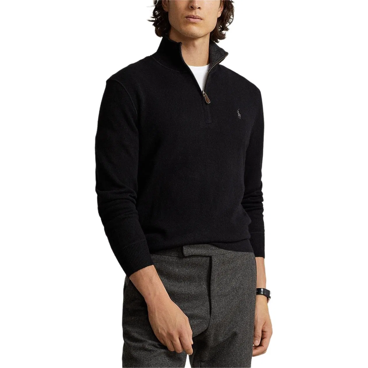 Свитер кашемировый Classic Version Men's Polo Ralph Lauren, Black