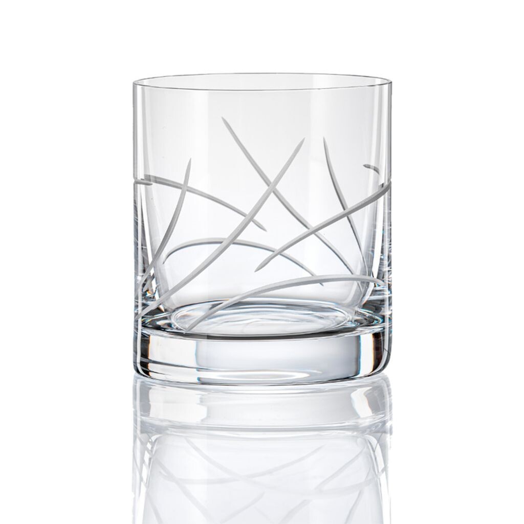

Стаканы для воды Стаканы для виски Barline хрустальный стакан матовый шлифованный, 280 мл, набор из 4 шт. BM787 Crystalex