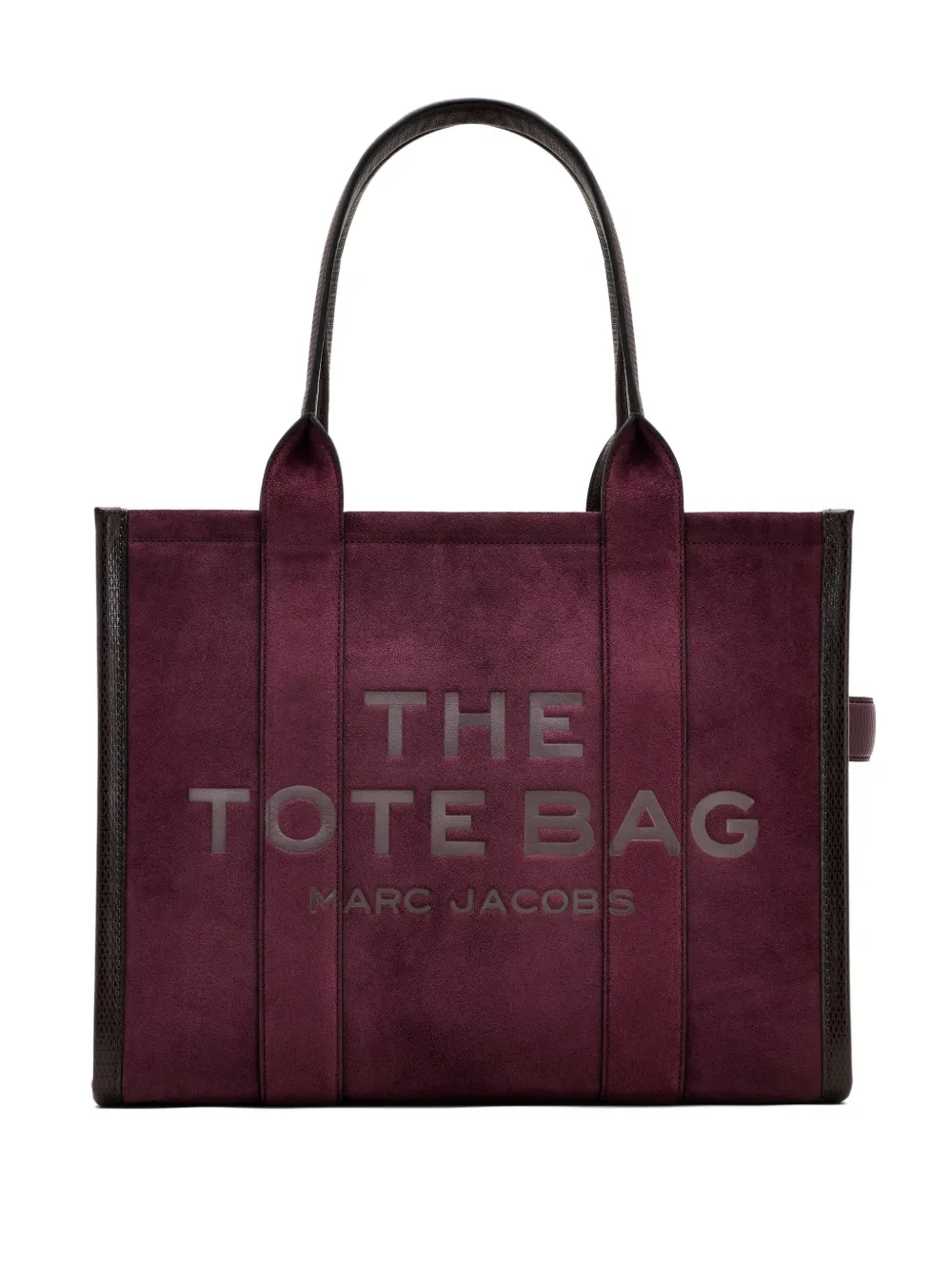 

Большая замшевая сумка-тоут MARC JACOBS, фиолетовый