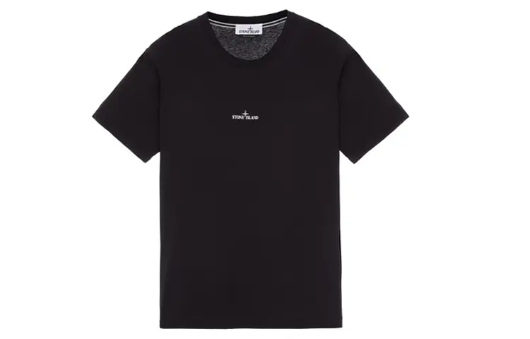 Футболка мужская Stone Island Graphic Printed, черный / белый — фото 2
