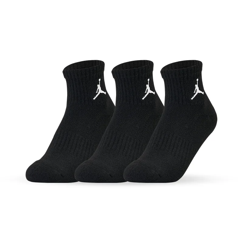 Спортивные носки Crew, набор из 3 пар, для подростков Jordan, White/Gray/Black — фото 3