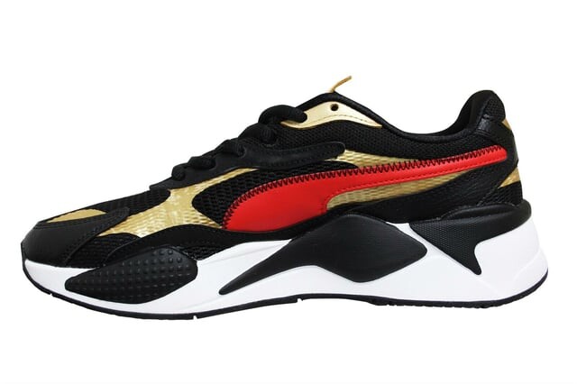 Мужские низкие кроссовки Rs X3 cny er из красного золота 373178 02 Puma, черный — фото 3