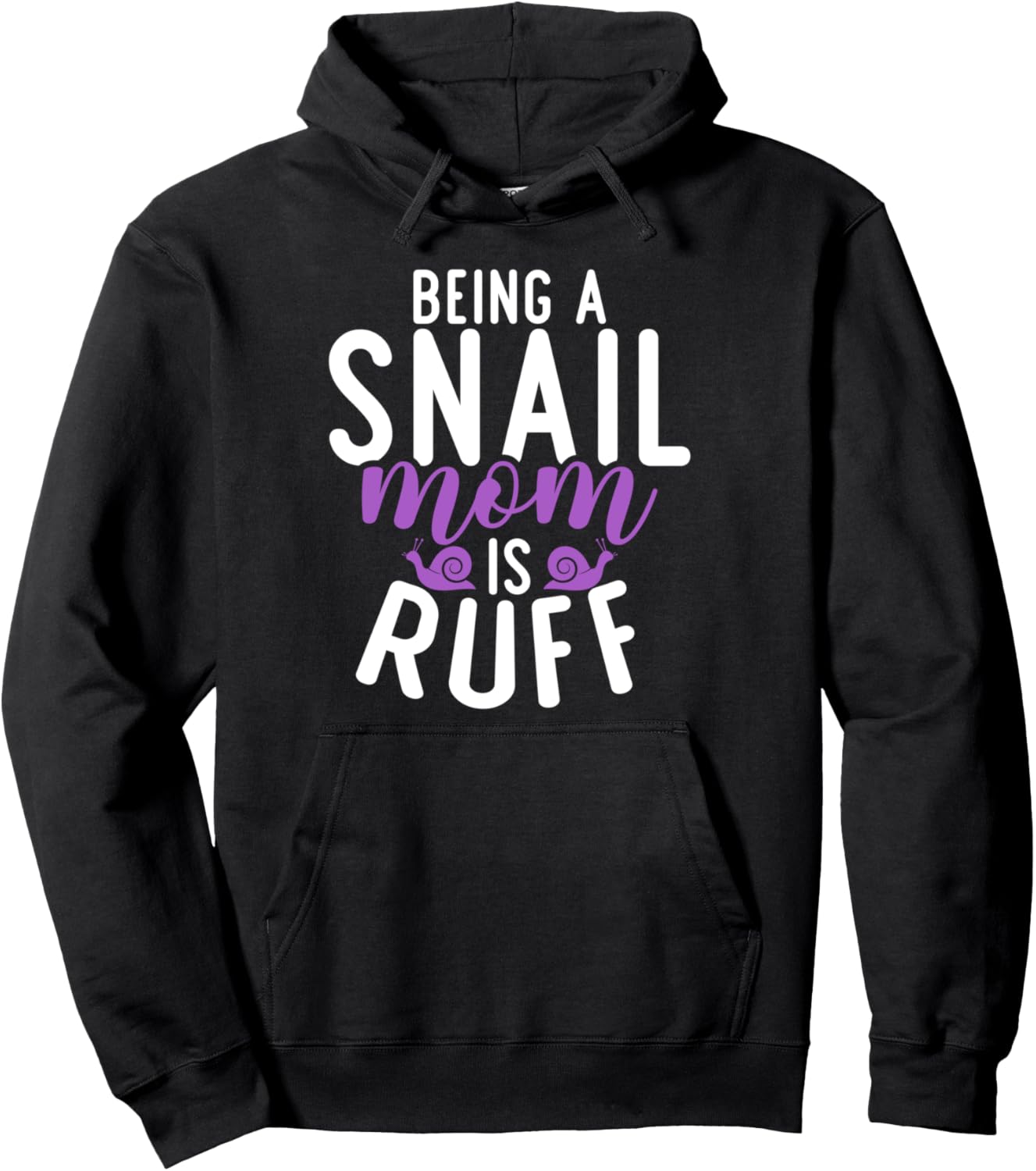 

Быть мамой-улиткой - это жестоко. Толстовка с изображением мамы-улитки Snail Lover Gifts, черный