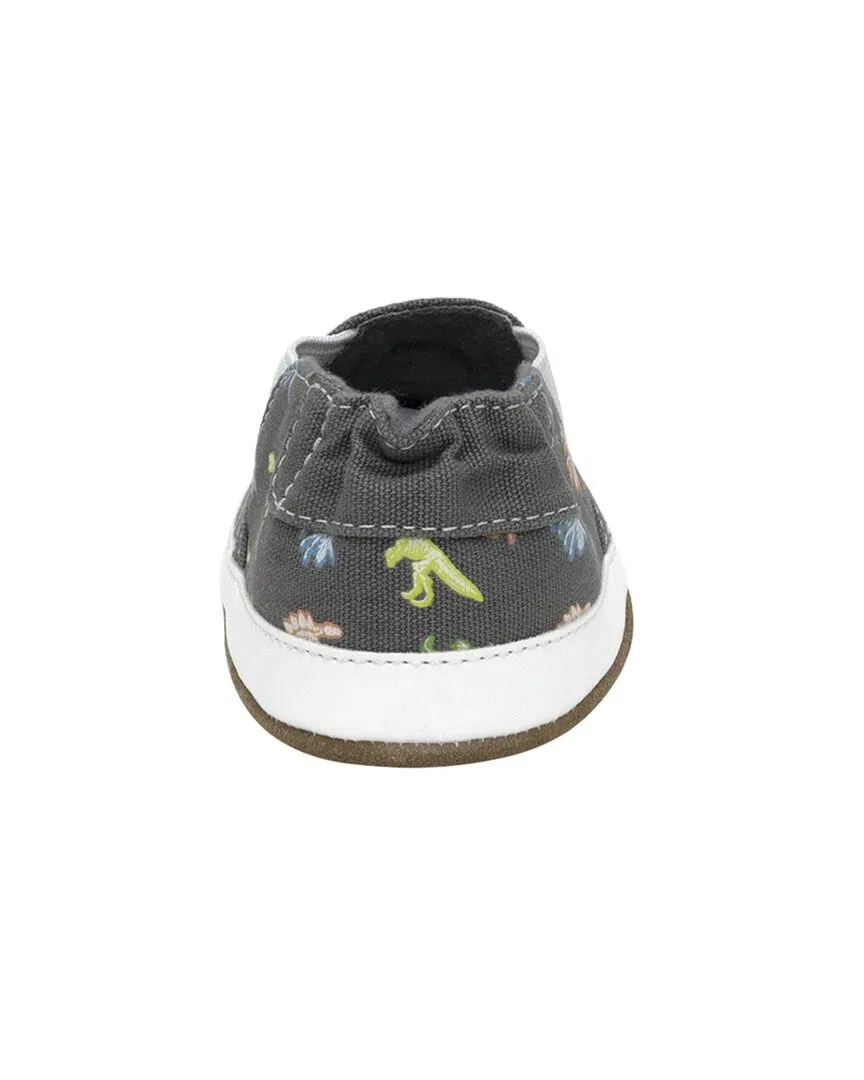 Robeez Glowing Dinos Soft Sole, серый — фото 3