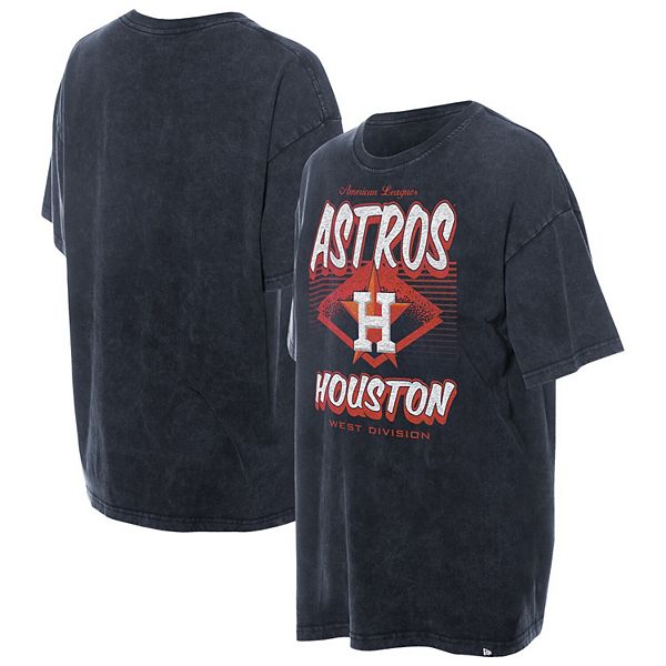 

Женская футболка oversize Houston Astros в технике mineral wash, цвет navy New Era, Серый, Женская футболка oversize Houston Astros в технике mineral wash, цвет navy New Era