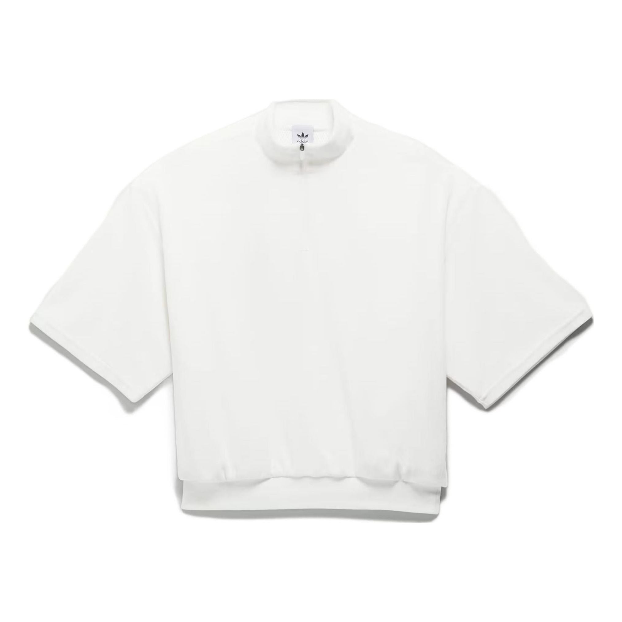 

Худи adidas Originals One Basketball Velour Half Zip Sweatshirt IA1991, белый