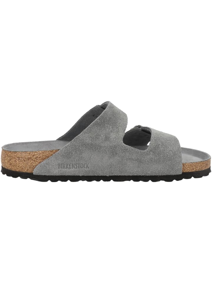 Классические сандалии Birkenstock, серый — фото 3
