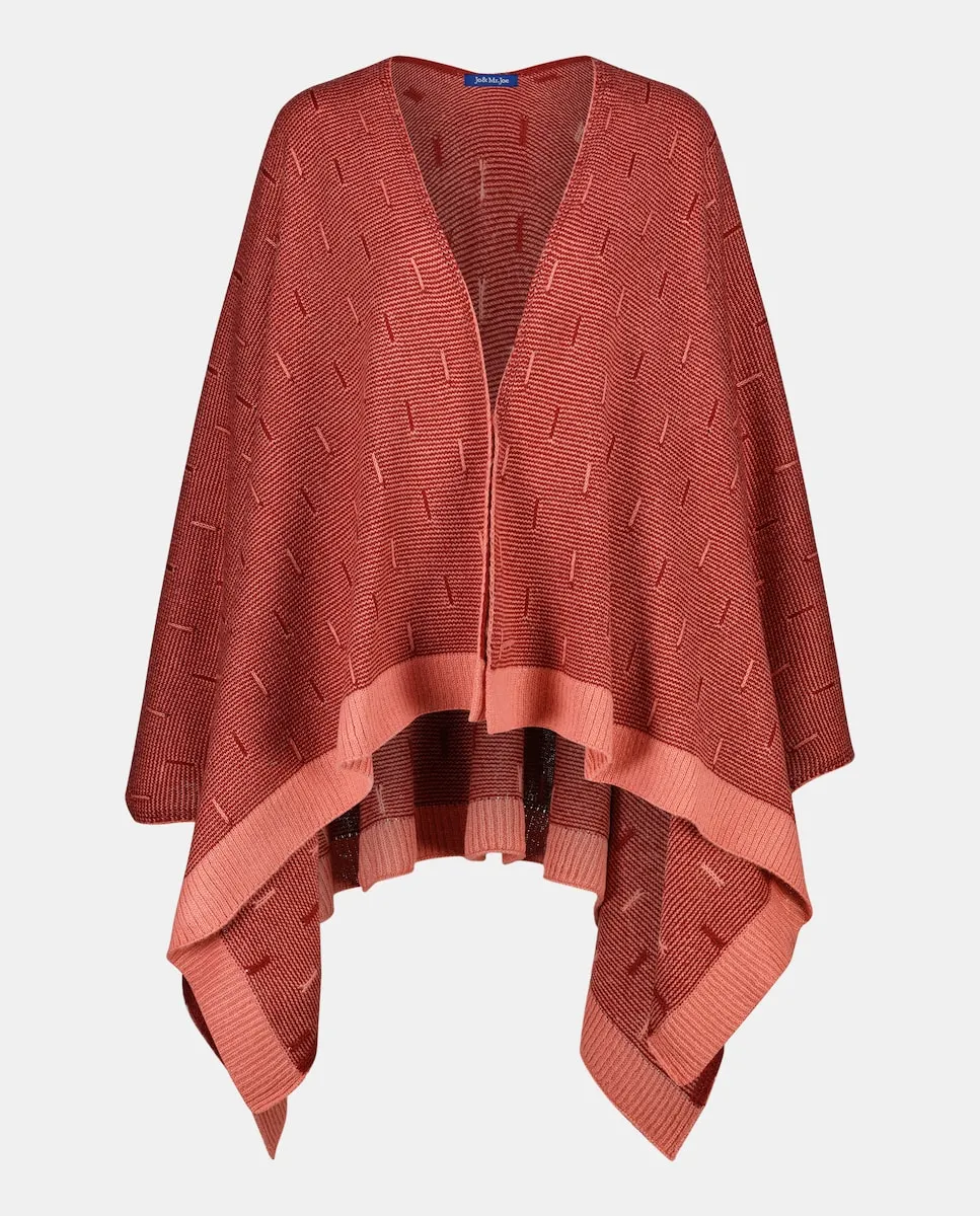 

Capa punto detalle pasadas Шаль Jo & Mr. Joe, бордовый