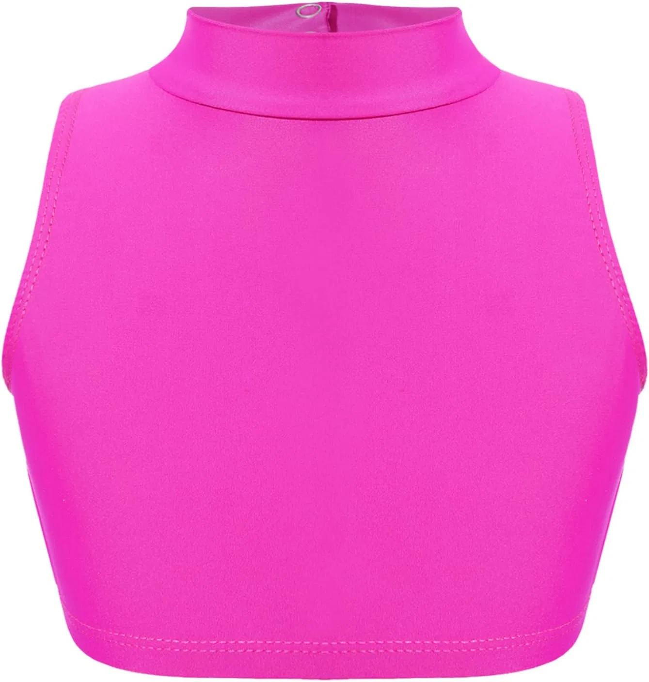 Детский спортивный топ с v-образным вырезом, QinCiao, Hot Pink — фото 2