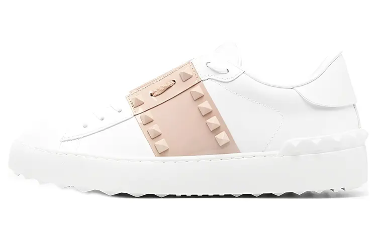Valentino Женские кроссовки для скейтбординга ROCKSTUD UNTITLED GARAVANI Low Top, белые