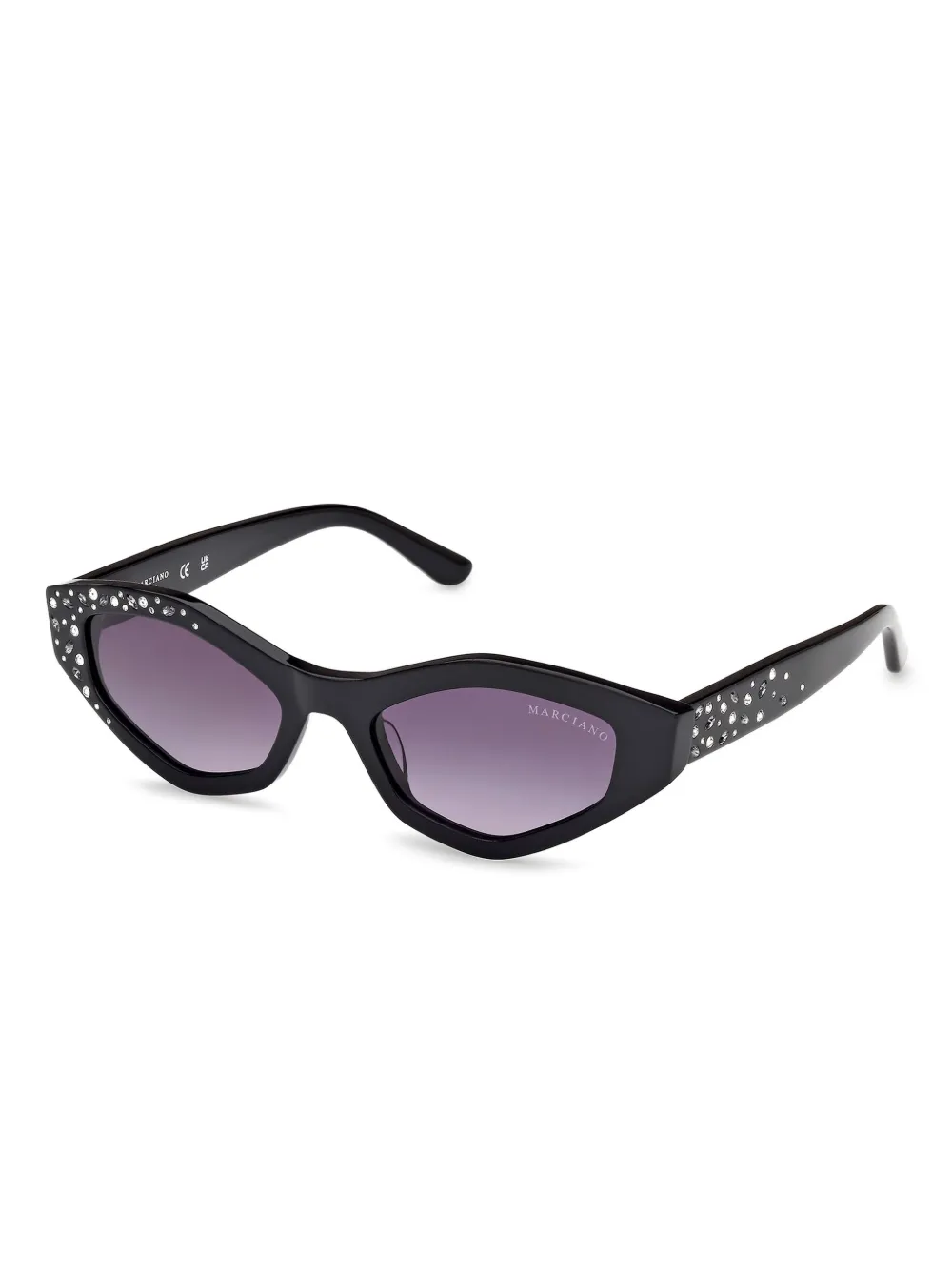 

Солнцезащитные очки в геометрической оправе GUESS EYEWEAR, черный