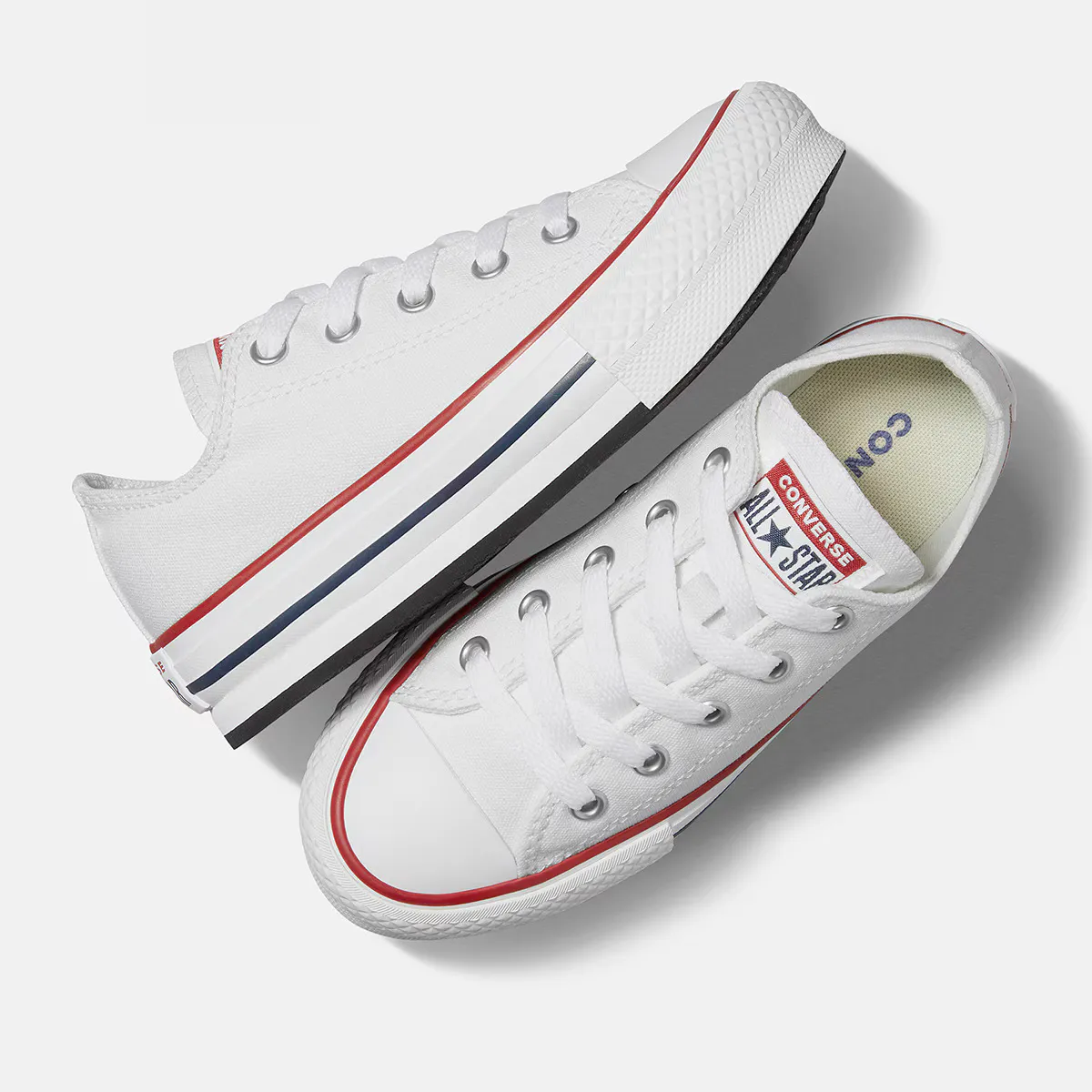 Chuck Taylor All Star EVA Lift Низкая повседневная обувь для детей Foundation Converse Collection, белый — фото 3