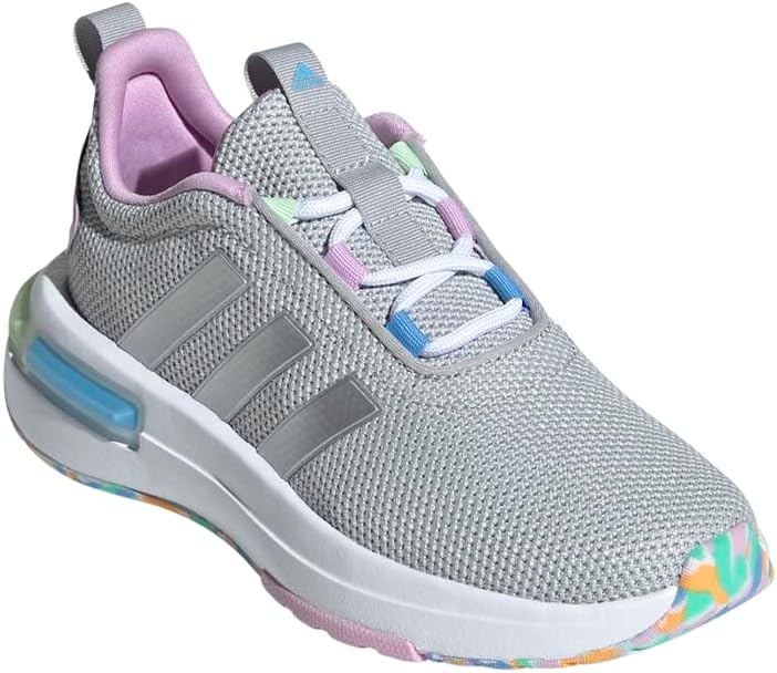 Детские кроссовки adidas Racer Tr23 (унисекс), серый/лиловый — фото 3