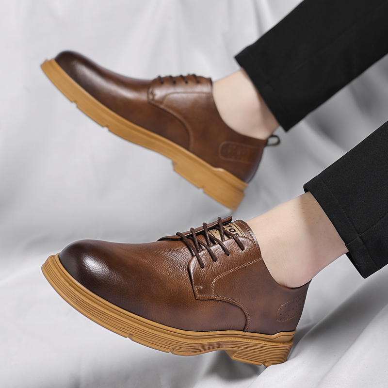 Shanpijiang Мужские повседневные кроссовки Low Top черные, цвет Black — фото 4