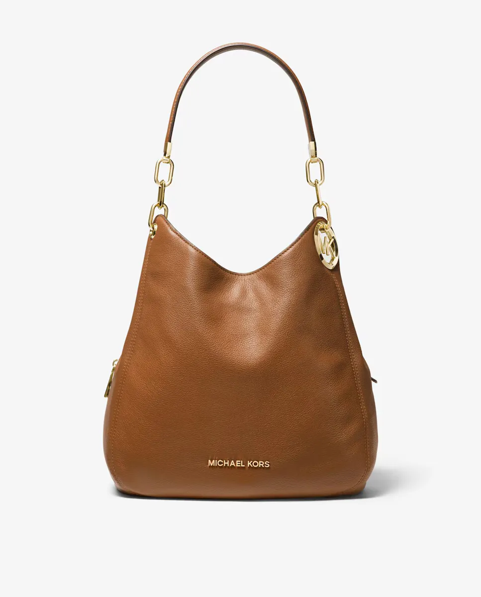 

Сумка на плечо Lillie из шагреневой кожи Michael Michael Kors, коричневый