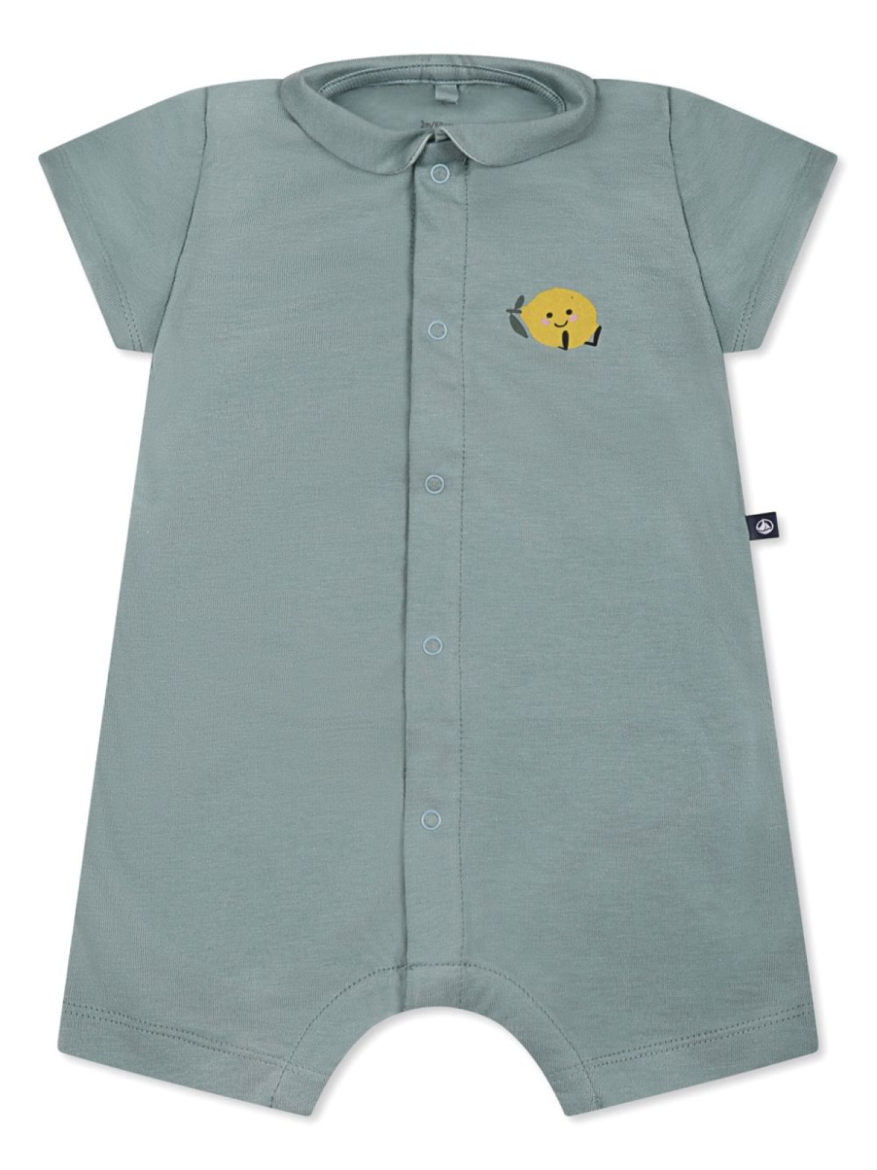 

Petit Bateau ромпер с воротником Питер Пэн, синий