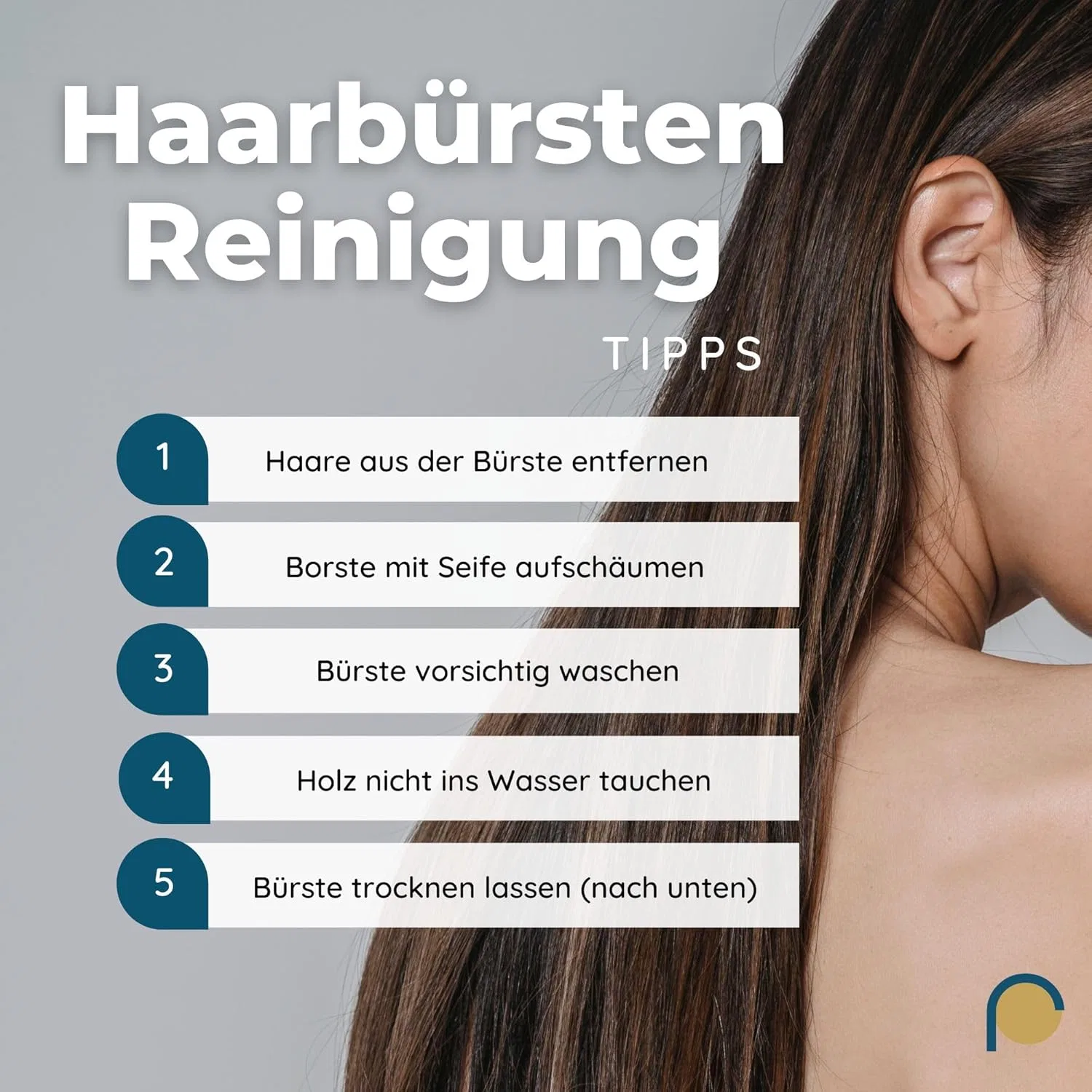 Буковая расческа remos со 100% щетиной кабана Remos Professional Body Care — фото 4