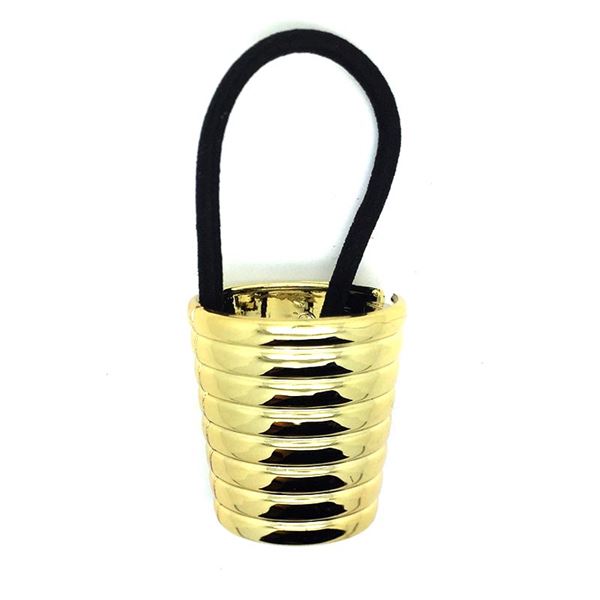 

Резинка для волос pferdeschwanz halter manschette mit rillen Soho, gold, количество 1 шт.